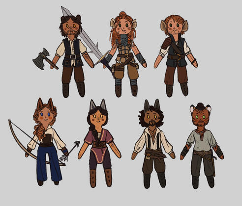 Lhyra's Pack Dolls